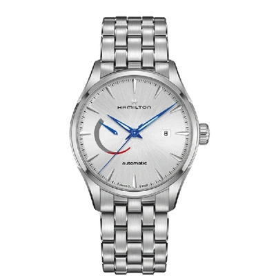 Hamilton Jazzmaster Power Reserve Auto In Grey