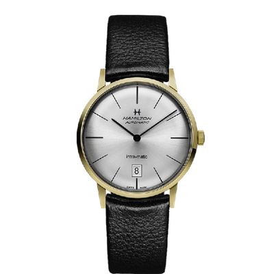 Shop Hamilton American Classic Intra-matic Auto In Silver