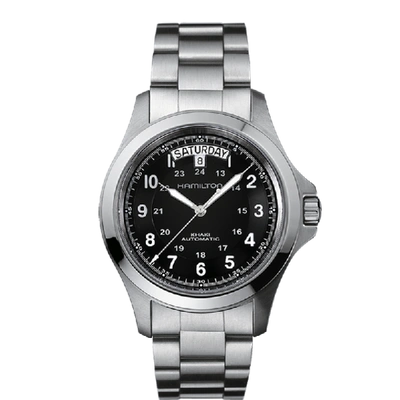 Shop Hamilton Khaki Field King Auto In Black