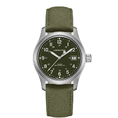 Hamilton Khaki Field Mechanical In Green