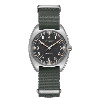 Shop Hamilton Khaki Aviation Pilot Pioneer Mechanical In Black