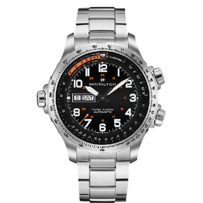 Shop Hamilton Khaki Aviation X-wind Day Date Auto In Black