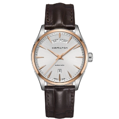 Hamilton Jazzmaster Day Date Auto In Silver