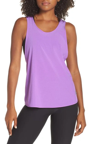 Shop Nike Dri-fit Training Tank In Bright Violet