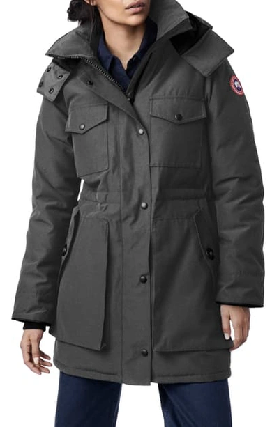 Shop Canada Goose Gabriola Water Resistant Arctic Tech 625 Fill Power Down Parka In Graphite