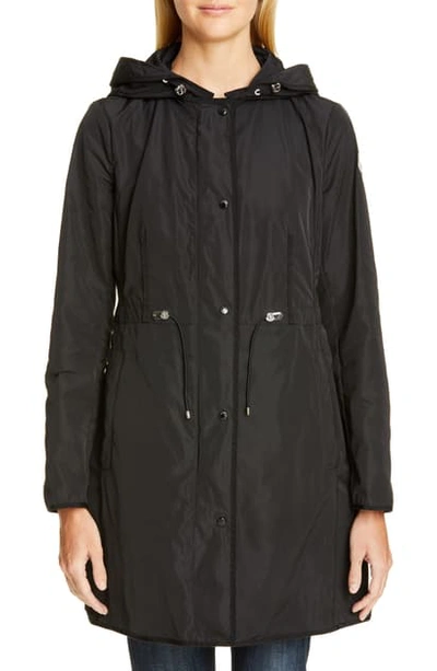 Shop Moncler Anthemis Raincoat In Black