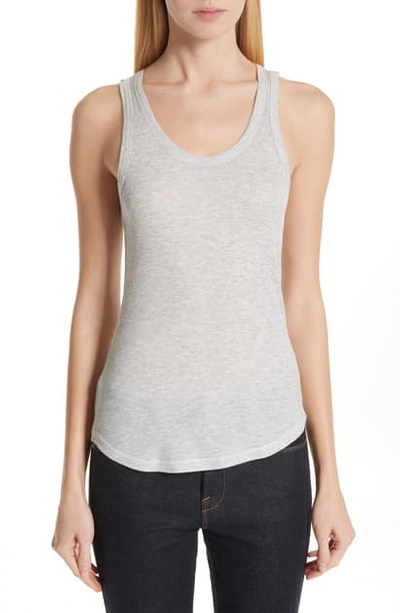 Shop Majestic Scoop Neck Tank In Brume Chine
