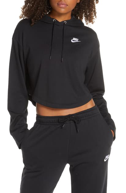 nike sportswear cropped hoodie