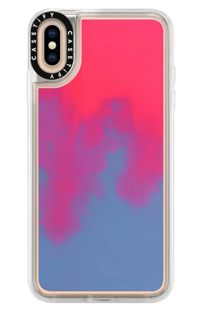 Shop Casetify Neon Sand Iphone X/xs/xs Max & Xr Case In Pink Multi