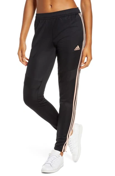 Shop Adidas Originals Tiro 19 Training Pants In Black/glow Pink