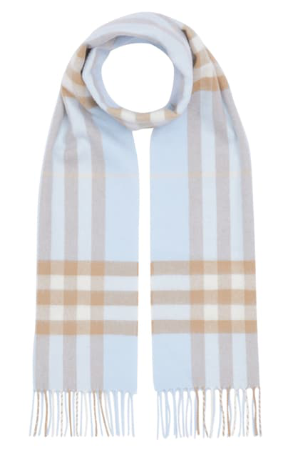 burberry giant icon check cashmere scarf