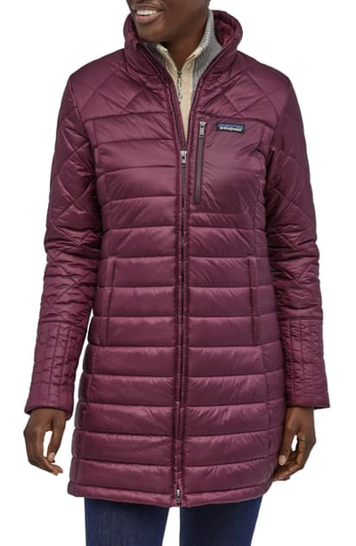 Shop Patagonia Radalie Water Repellent Insulated Parka In Light Balsamic