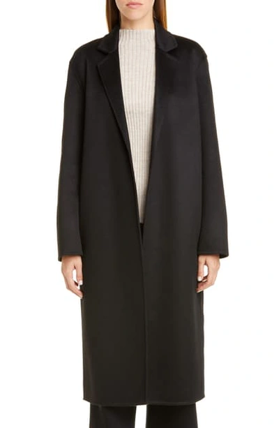 Shop Mansur Gavriel Double Face Cashmere Coat In Black
