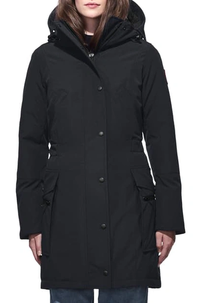 Shop Canada Goose Kinley Insulated Parka In Navy