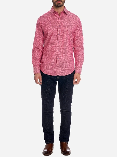 Shop Robert Graham Pico Sport Shirt In Magenta