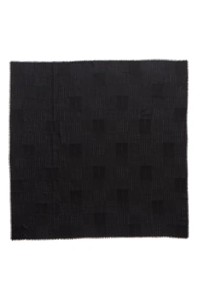Shop Givenchy Jacquard Woven Square Shawl In Black
