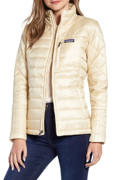Shop Patagonia Radalie Water Repellent Thermogreen-insulated Jacket In Oyster White