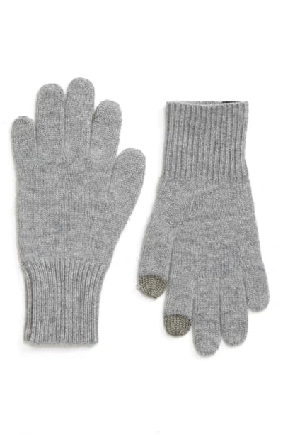 Shop Rag & Bone Ace Cashmere Gloves In Hthrdgrey