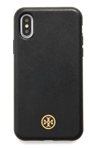 Tory Burch Robinson Iphone X/xs Case In Black | ModeSens