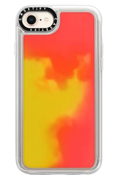 Shop Casetify Neon Sand Iphone7/8 & 7/8 Plus Case In Flame