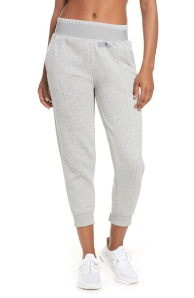 Shop Adidas By Stella Mccartney Essentials Sweatpants In Mid Grey