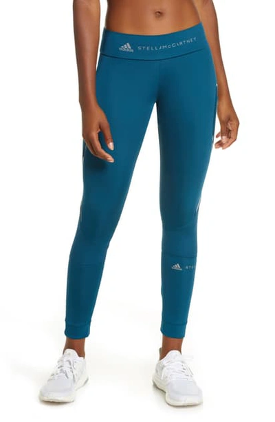 Shop Adidas By Stella Mccartney Performance Essentials Tights In Tech Mineral