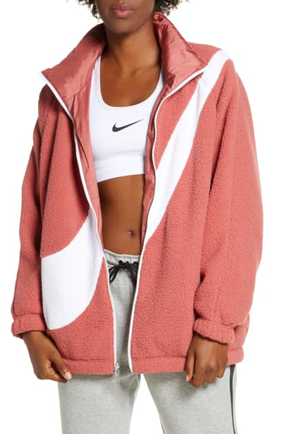 nike women's reversible sherpa jacket