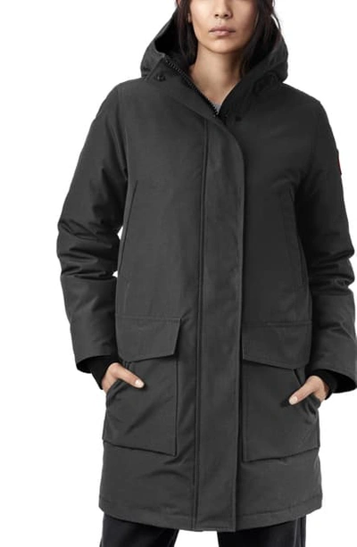 Shop Canada Goose Canmore 625 Fill Power Down Parka In Graphite