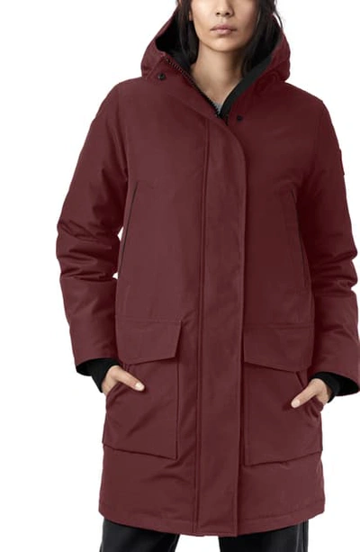 Shop Canada Goose Canmore 625 Fill Power Down Parka In Elderberry