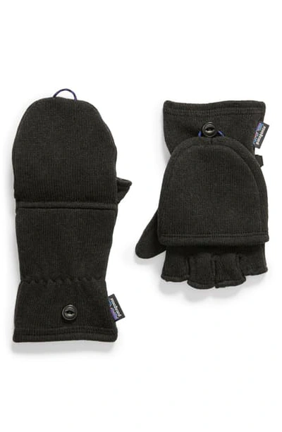 Shop Patagonia Better Sweater Gloves In Blk Black