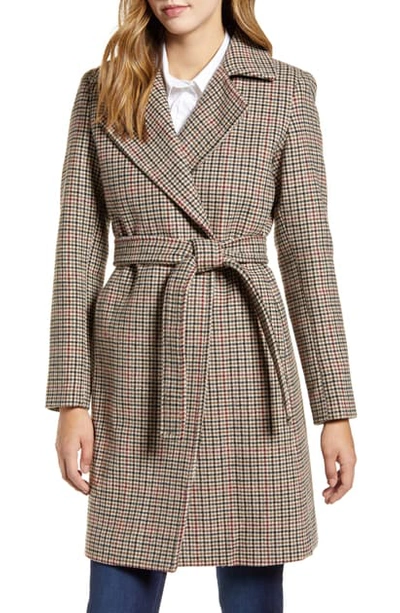 Cole haan hot sale plaid coat