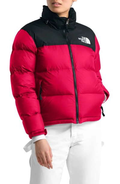 Shop The North Face Nuptse 1996 Packable Quilted Down Jacket In Tnf Red