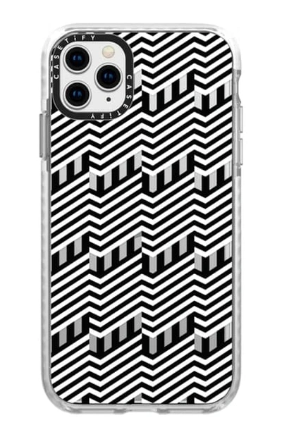 Shop Casetify Buildings New Iphone 11, 11 Pro & 11 Max Case In Black/white