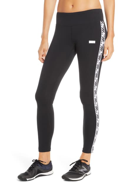 black ankle leggings