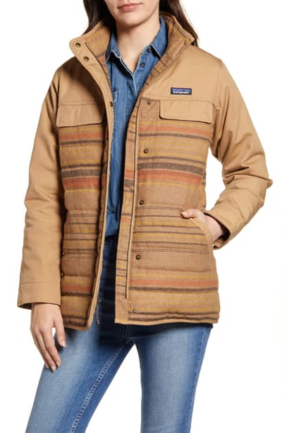 Shop Patagonia Out Yonder Coat In Bearfoot Tan