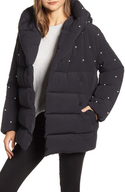 Shop Mackage Aura 800 Fill Power Down Puffer Jacket In Black