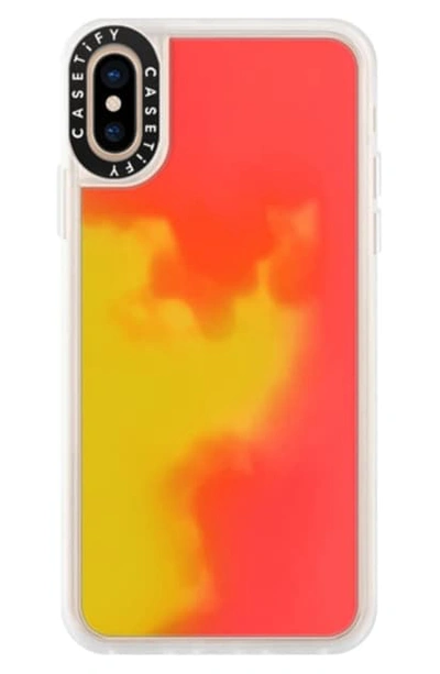 Shop Casetify Neon Sand Iphone Xs/xr Case In Flame