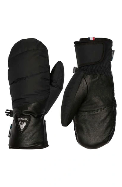Shop Rossignol Down Insulated Mittens In Black 200
