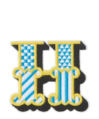 Shop Liberty London Embroidered Sticker Patch In H In Multi