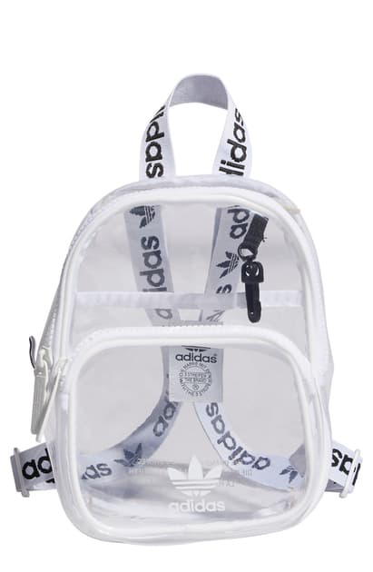 Adidas Originals Mini Clear Backpack In White | ModeSens
