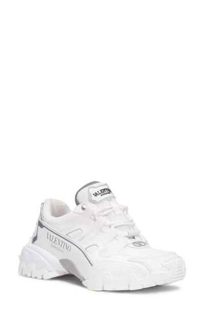 Shop Valentino Climbers Sneaker In White