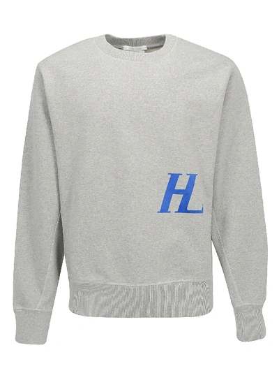 Shop Helmut Lang Sweatshirt In Precision Heather