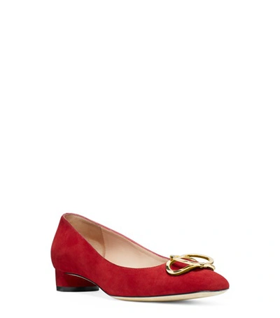 Shop Stuart Weitzman Anicia 25 In Chile Red Suede