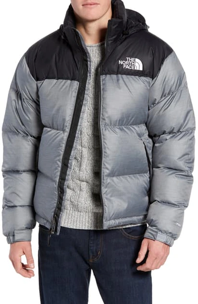 Shop The North Face Nuptse 1996 Packable Quilted Down Jacket In Tnf Medium Grey Heather