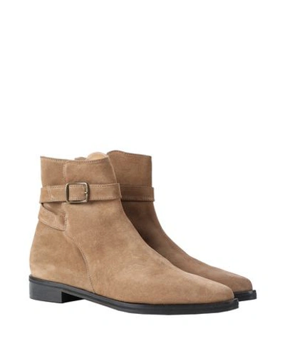 Shop 8 By Yoox Ankle Boots In Camel