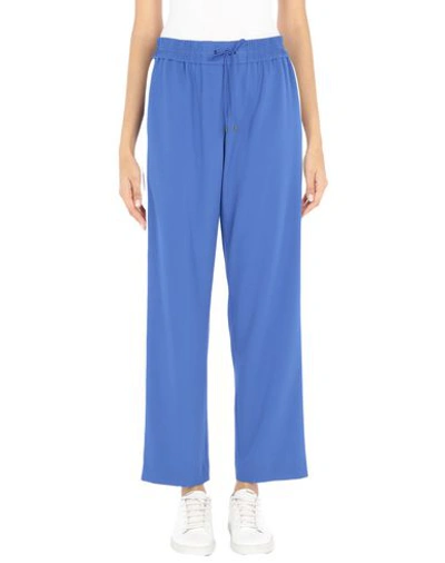 Shop Kenzo Woman Pants Blue Size 8 Triacetate, Polyester