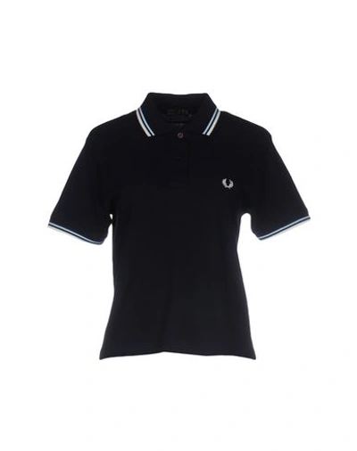Shop Fred Perry Polo Shirt In Dark Blue