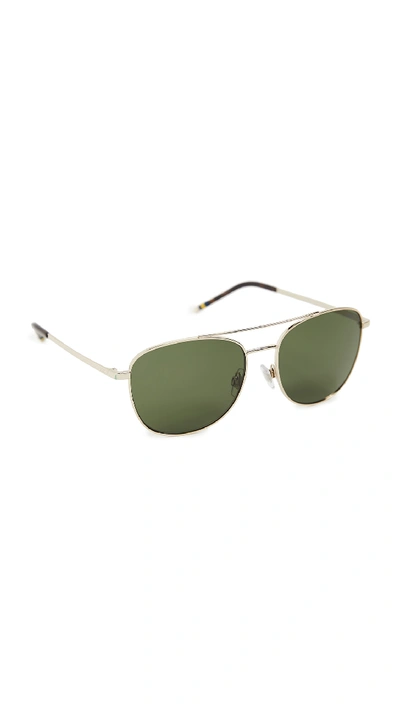 Shop Polo Ralph Lauren 0ph3127-sunglasses In Shiny Pale Gold