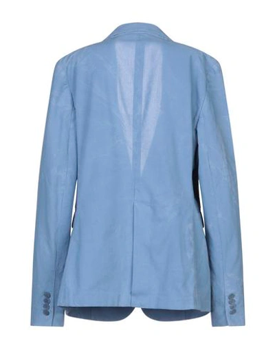Shop Acne Studios Suit Jackets In Sky Blue