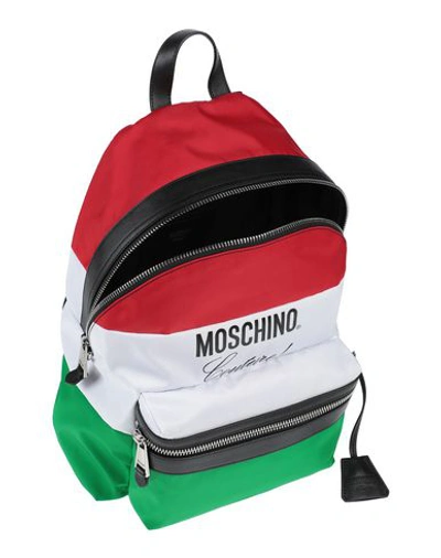 Shop Moschino Backpack & Fanny Pack In Red